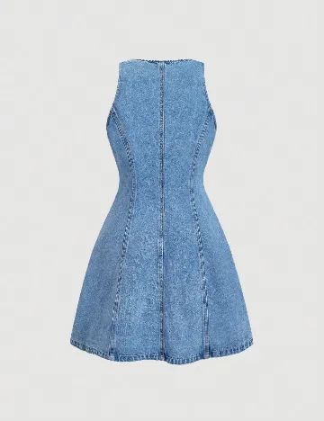 Rochie scurta SHEIN, albastru
