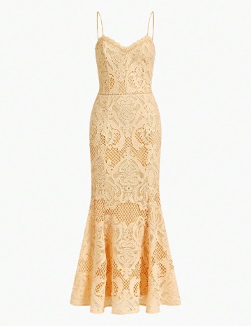Rochie lunga MOTF, galben