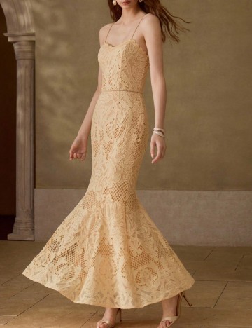 Rochie lunga MOTF, galben