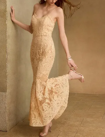 Rochie lunga MOTF, galben