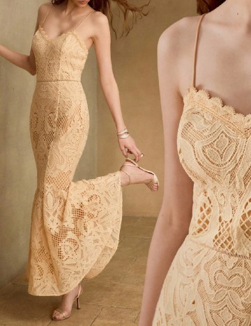 Rochie lunga MOTF, galben