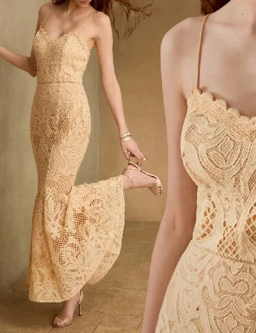 Rochie lunga MOTF, galben
