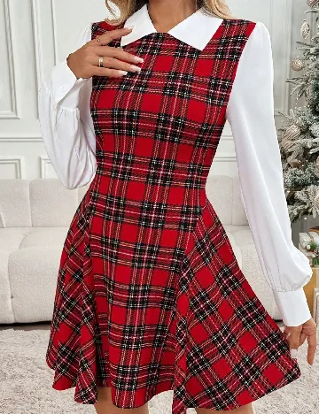 Rochie scurta SHEIN, rosu
