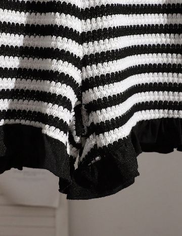 Compleu Shein Kids, alb/negru