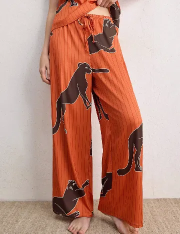 Pijama SHEIN, portocaliu