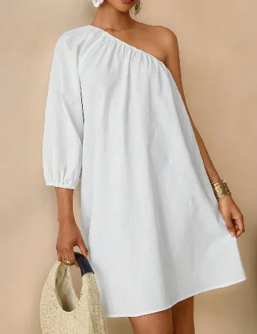 Rochie scurta SHEIN, alb
