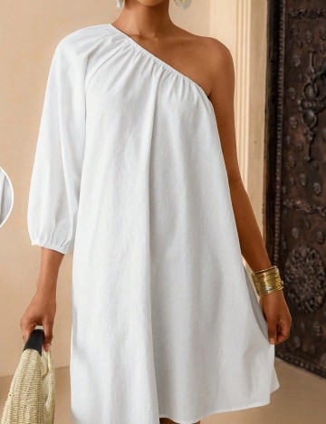 Rochie scurta SHEIN, alb