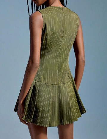 Rochie scurta Aveloria, verde