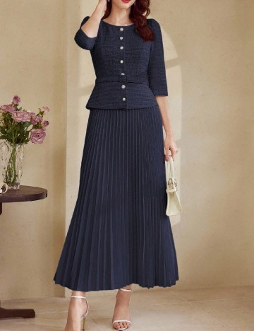 Rochie lunga SHEIN, bleumarin