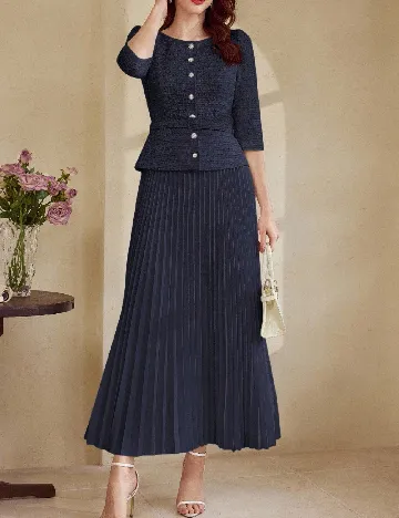 Rochie lunga SHEIN, bleumarin