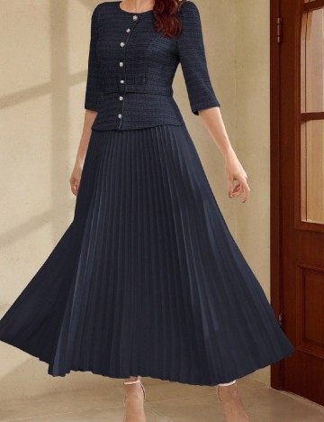 Rochie lunga SHEIN, bleumarin