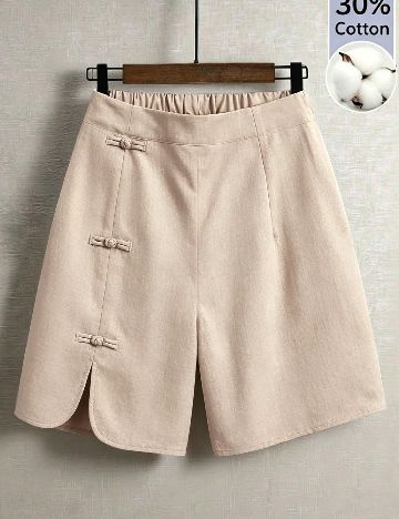 Pantaloni scurti SHEIN, crem