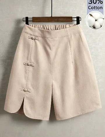 Pantaloni scurti SHEIN, crem