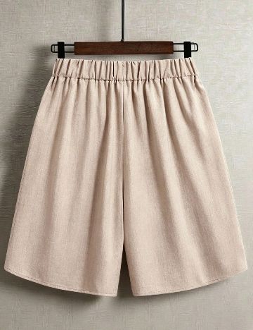 Pantaloni scurti SHEIN, crem