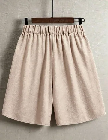 Pantaloni scurti SHEIN, crem