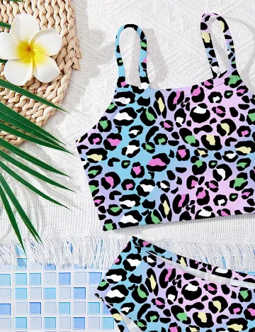 Costum de baie Shein Kids, mix culori