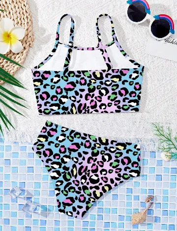 Costum de baie Shein Kids, mix culori