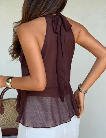 Bluza SHEIN, maro inchis