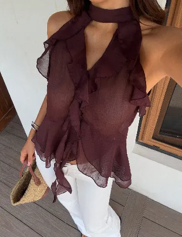 Bluza SHEIN, maro inchis