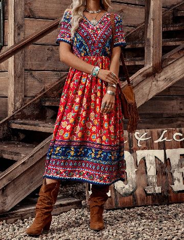 Rochie medie SHEIN, mix culori