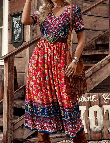 Rochie medie SHEIN, mix culori
