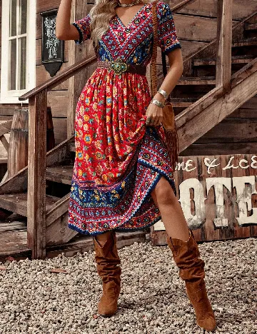 Rochie medie SHEIN, mix culori