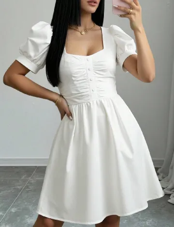 Rochie scurta SHEIN, alb