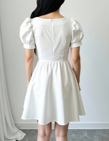 Rochie scurta SHEIN, alb