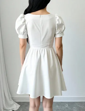 Rochie scurta SHEIN, alb