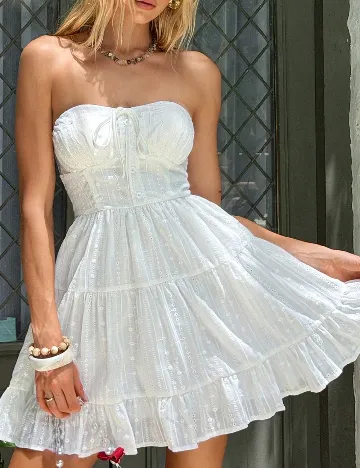 Rochie scurta SHEIN, alb