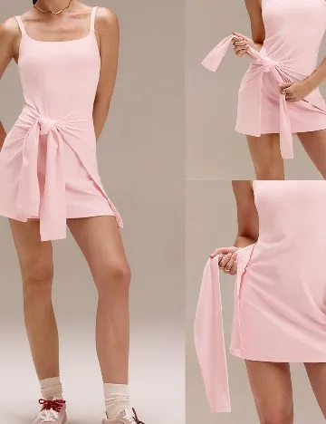 Rochie scurta GLOWMODE, roz