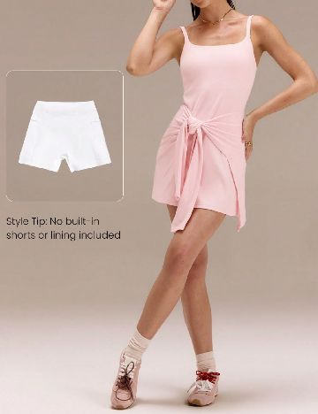 Rochie scurta GLOWMODE, roz