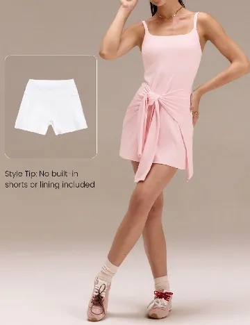 Rochie scurta GLOWMODE, roz