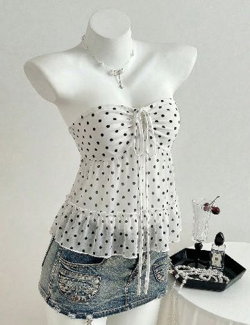 Top SHEIN, alb