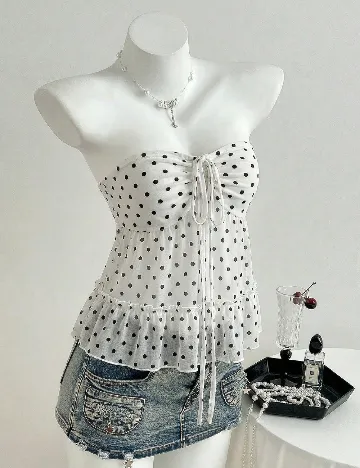 Top SHEIN, alb