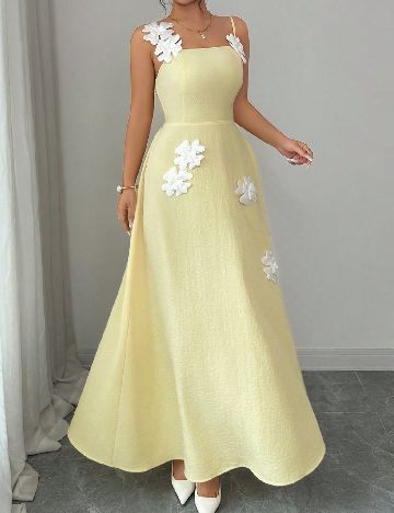 Rochie lunga SHEIN, galben