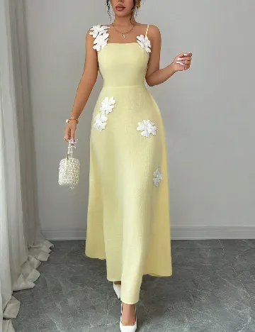 Rochie lunga SHEIN, galben