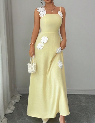 Rochie lunga SHEIN, galben
