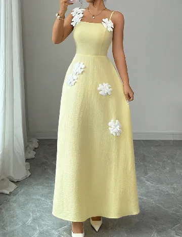 Rochie lunga SHEIN, galben