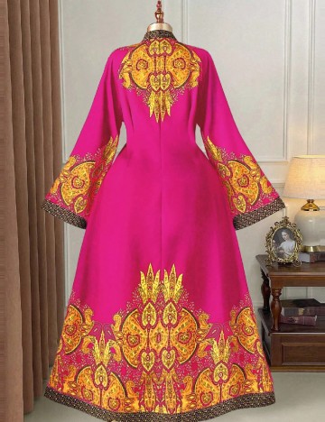 Rochie lunga SHEIN CURVE, roz