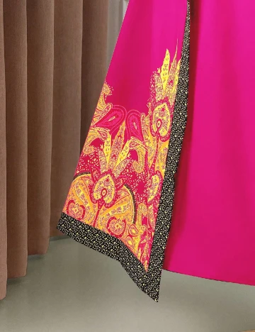 Rochie lunga SHEIN CURVE, roz