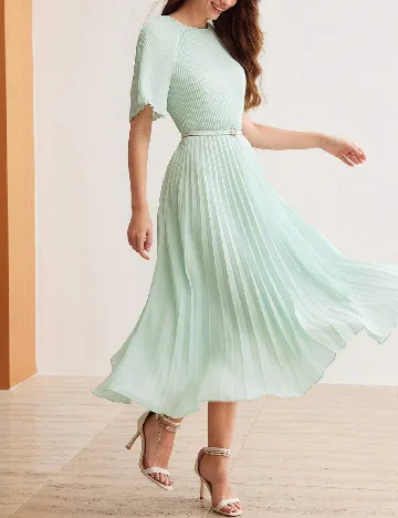 Rochie medie MOTF, verde