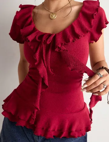 Bluza SHEIN, rosu