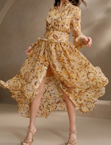 Rochie lunga Anewsta, mix culori