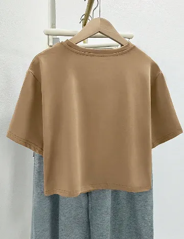 Tricou SHEIN CURVE, crem