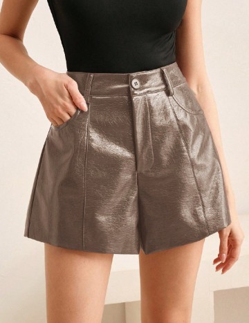 Pantaloni scurti Anewsta, maro