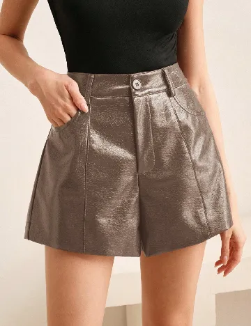 Pantaloni scurti Anewsta, maro