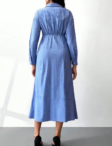 Rochie medie SHEIN Maternity, albastru
