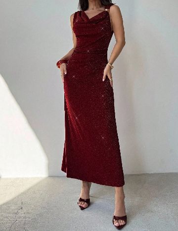 Rochie lunga SHEIN, rosu