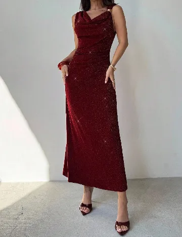 Rochie lunga SHEIN, rosu